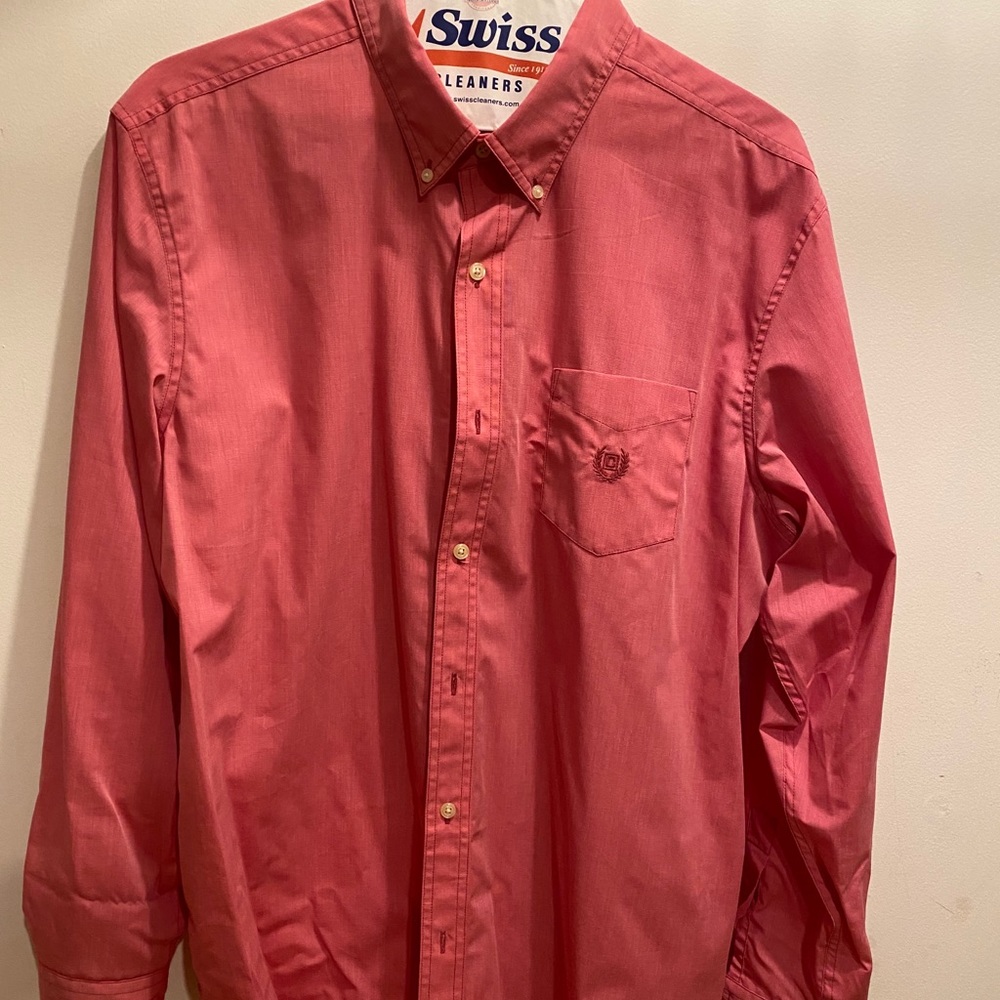 Chaps- Long Sleeve button down size XL color Pink